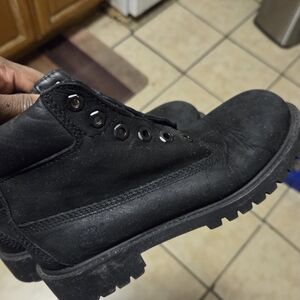 Timberland Kids Black Boots